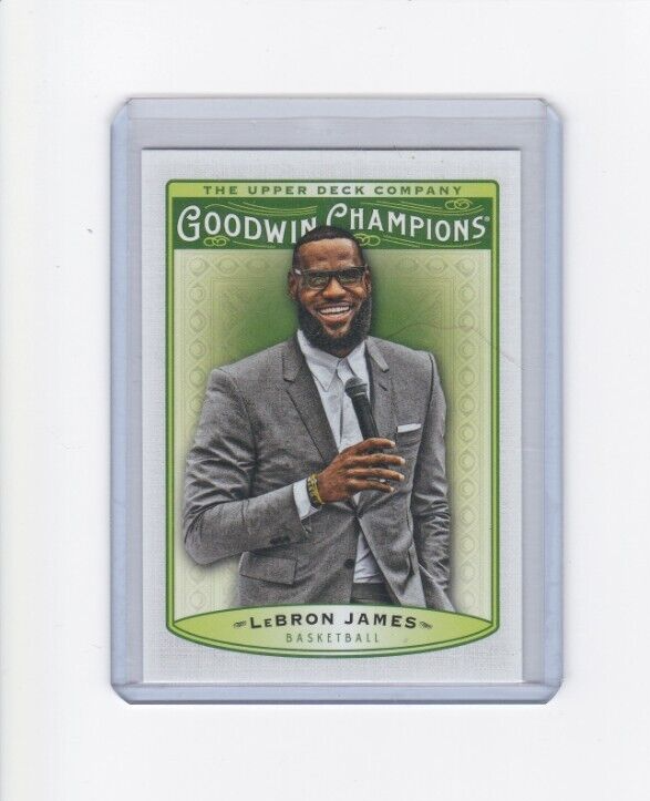 LEBRON JAMES 2019 UPPER DECK GOODWIN CHAMPIONS CARD-THE SCORING KING SHIPS FREE