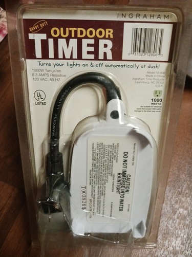 Ingraham 12/806 Photo Electric Outlet Switch Power On / Off timer - Picture 5 of 9
