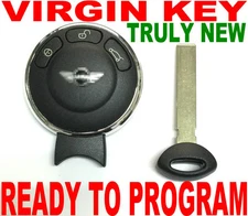 TRULY VIRGIN NEVER CODED SMART KEY FOR MINI CAS CAS3+ COMPLETE NEW CHIP REMOTE