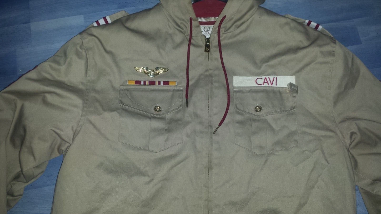 Felpa con cappuccio Cavi Five Star General Supreme taglia 3xl NYC retrò DS