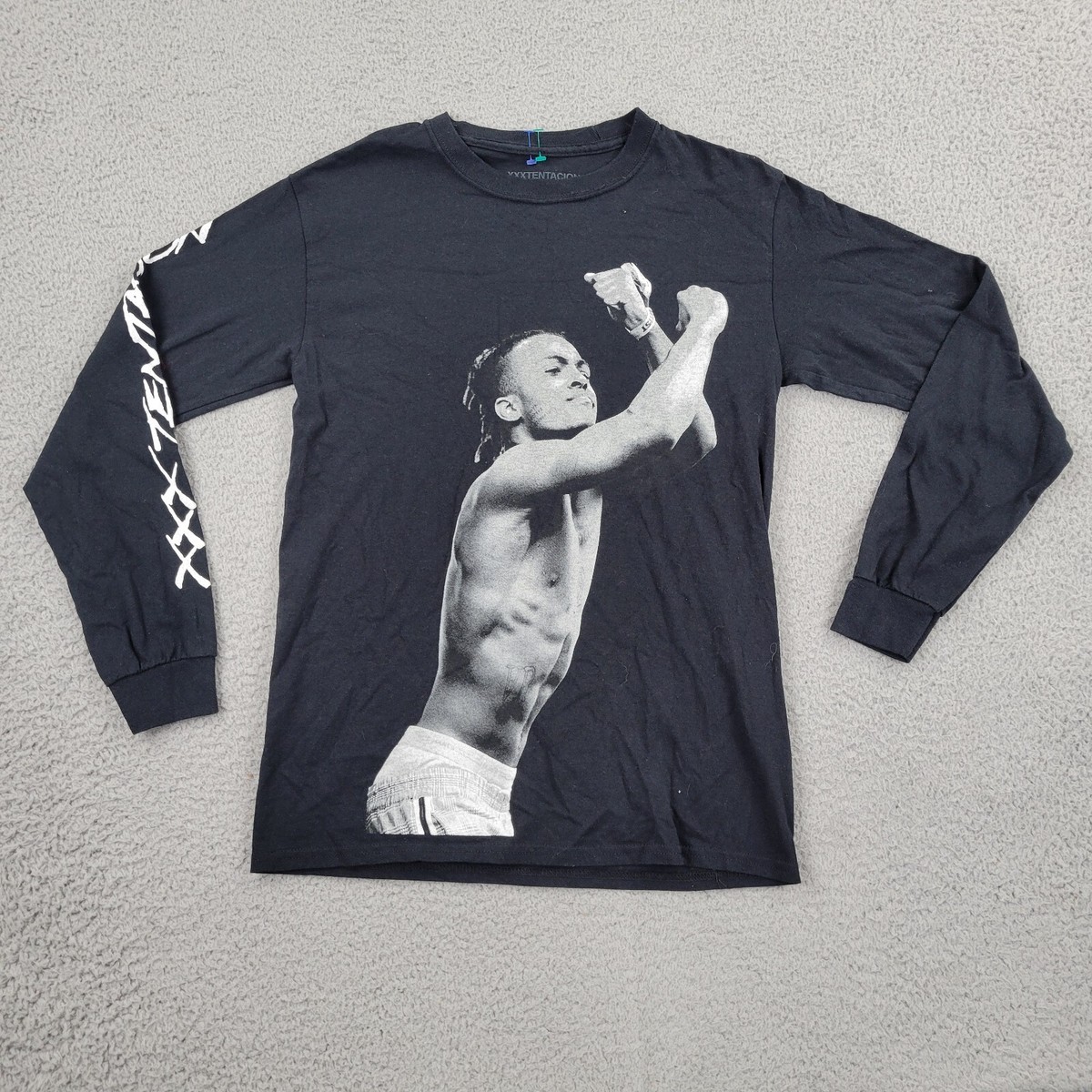 Xxxtentacion Shirt Mens Small Black Hip Hop Graphic Long Sleeve | eBay