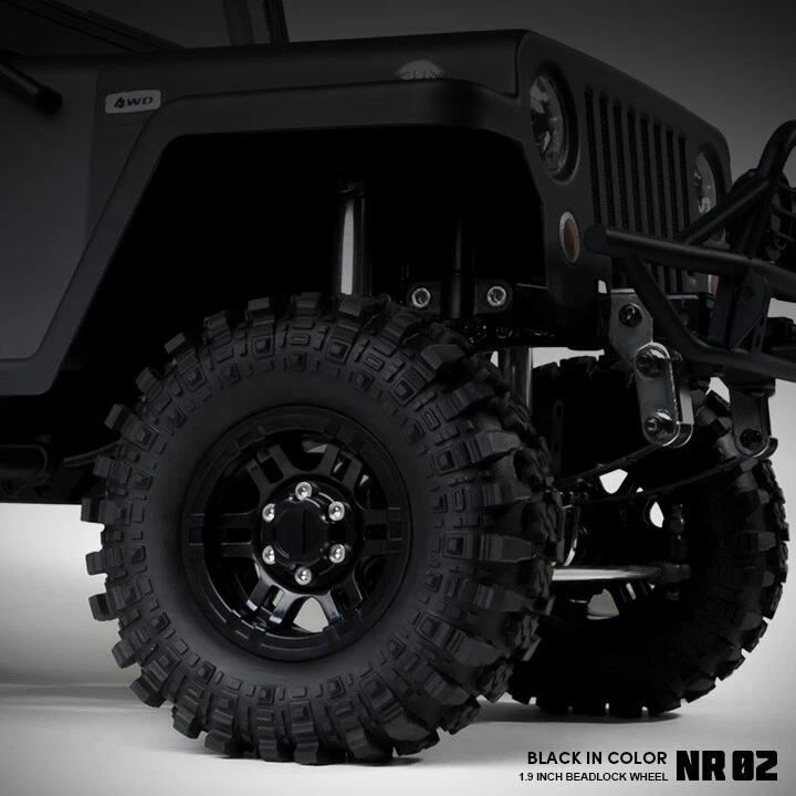 Колеса Gmade NR02 1,9 дюйма Beadlock черные (2) - Изображение 4 из 4