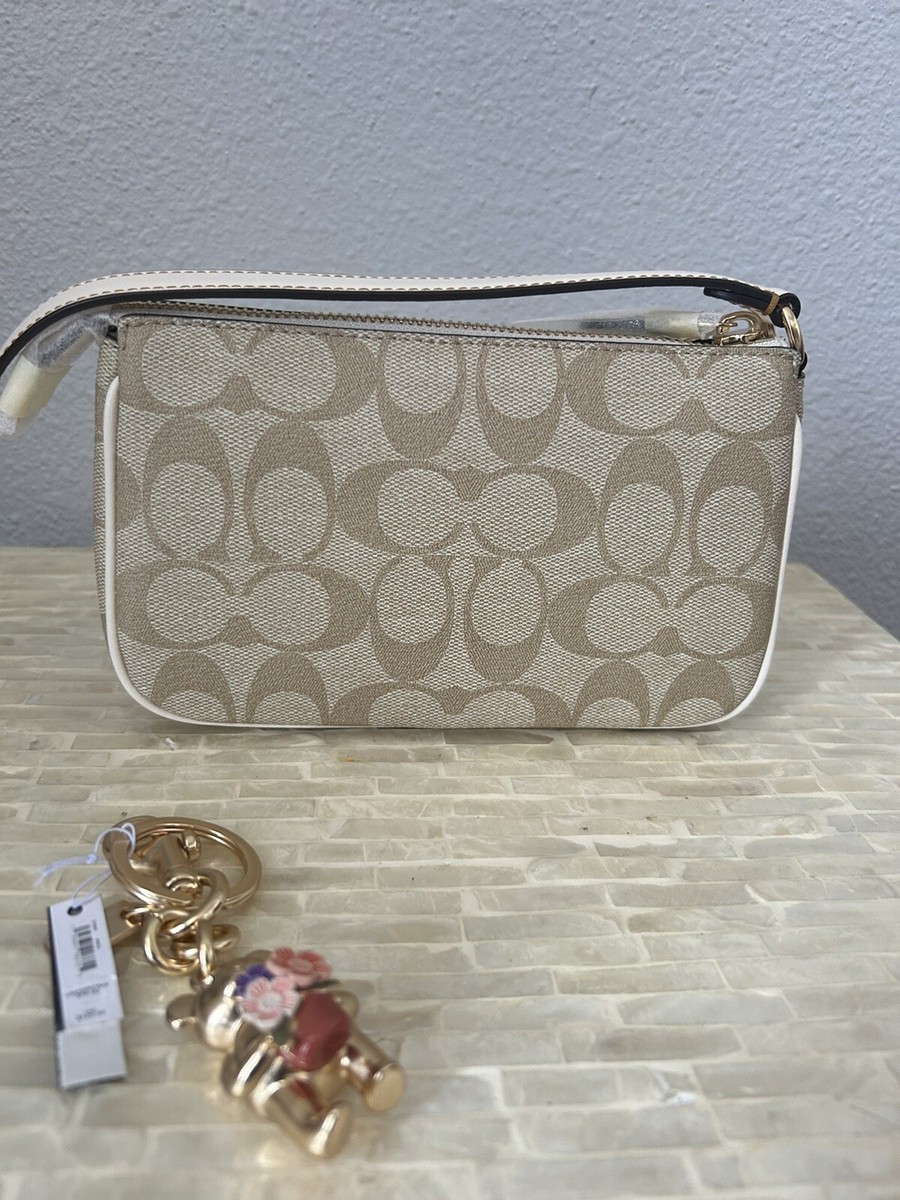 COACH シグネチャ フラワー アップリケ Nolita 19 バッグ CH619 Nwt Coach Nolita 19 In Signature Canvas With Floral Applique