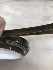 Ludwig Walnut Cortex Drum Wrap Hoop Inlay 1/2" (Will Fit Up To 22”Set Of 2)