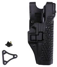 Blackhawk 44H113BW-R Serpa Lv3 Duty Holster Glock 20 21 21SF 20SF 37 38 WEAVE RH