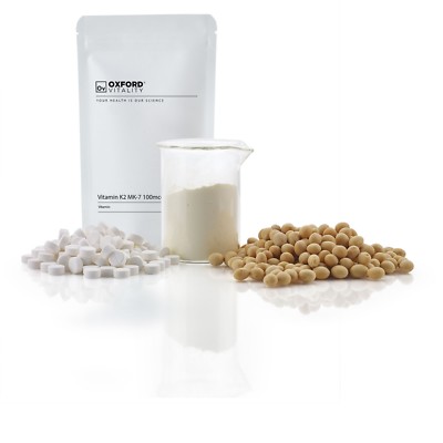 Vitamin K2 MK-7 100mcg Tabletten: Natto MK7 Menachinon Knochen Gesundheit & Unterstützung