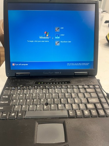 Micron Electronics Laptop Transport Trek 2 AGP 10GB HDD windows 98 ATI RAGE - Picture 2 of 4