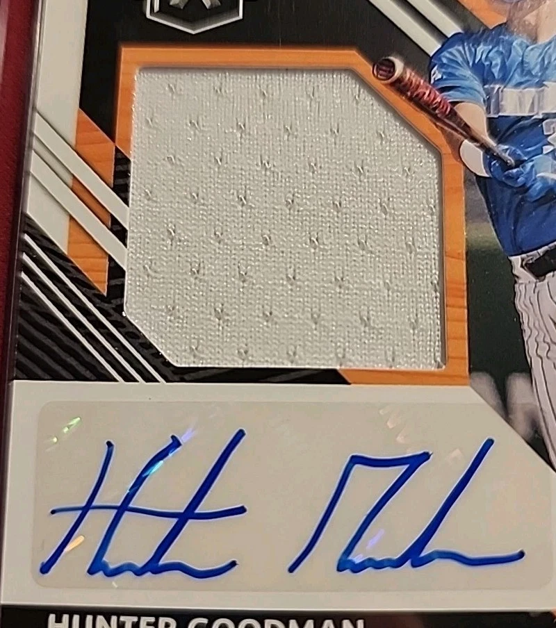 2021 HUNTER GOODMAN RC AUTO JSY Elite Extra Edition - Future Threads Signatures - Image 2 of 3