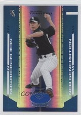 2004 Leaf Certified Materials Blue Mirror 37/50 Shingo Takatsu #247 0b5
