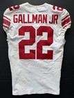 Wayne Gallman 2018 Game Used New York Giants Jersey #22 Photomatched Clemson NFL
