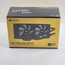 New Corsair iCue H100i RGB Pro XT AIO 240MM Liquid CPU Cooler CW-9060043-WW