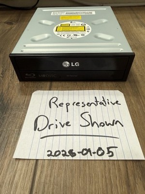 LG WH16NS40 Blu-ray/DVD/CD BDR 16X SATA Optical Drive | Open Box - Tested