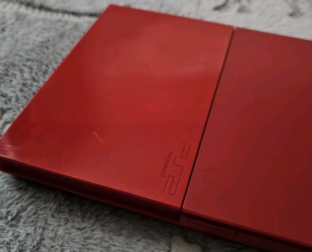 Sony PlayStation 2 Launch Edition Cinnabar Red Console for