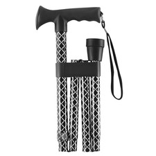 Walking Cane for Men Women Foldable Floral Lightweight Adjustable T Handle