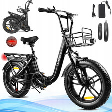 Samebike Bicicletta Elettrica Uomo 500W 36V 13Ah E-City Bike 35KM/H Bicicletta Pieghevole 20 Pollici