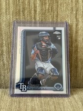 2025 Topps Chrome #185 Logan Driscoll Rookie Lightboard Logo Refractor RC SSP