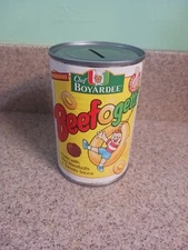 Vintage 1980's Chef Boyardee Beefogetti Beefoghetti Pasta Food Tin COIN BANK