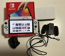 Nintendo Switch OLED-Modell Konsole 64GB Weiß mit 20 Spiele