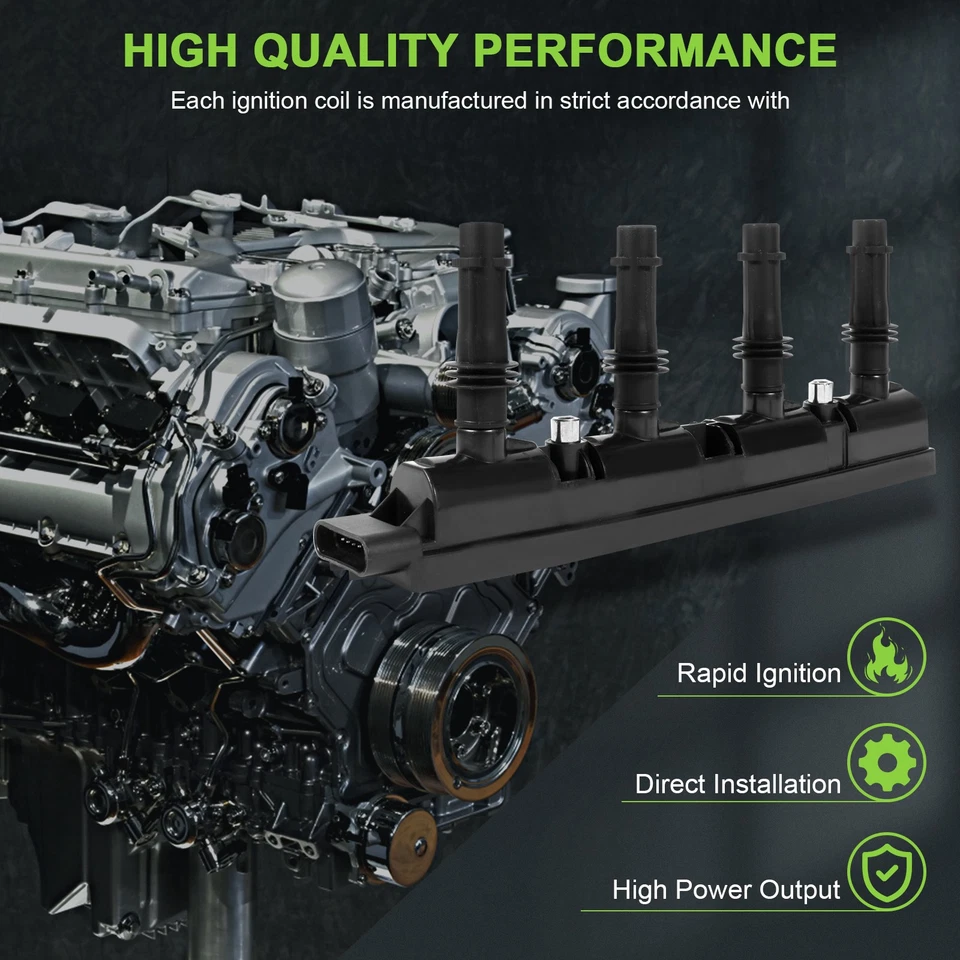 For 2014 2015 2016 Cadillac ELR L4 1.4L Ignition Coil & Spark Plug - Image 2 of 4