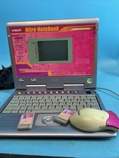 Vtech Nitro Notebook Learning Toy Laptop Pink Mouse 2 Games