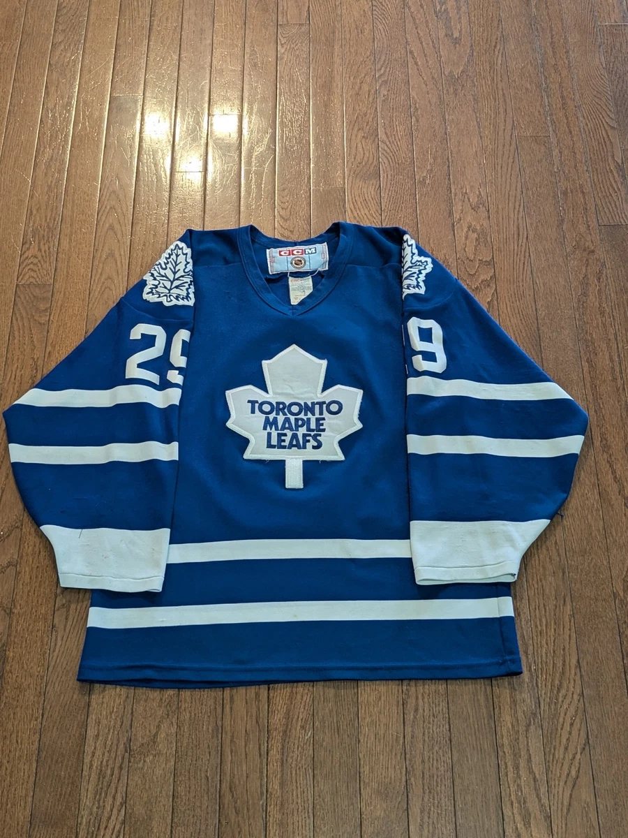 Maillot Officiel CCM Toronto Maple Leafs Away - Taille M - Vintage Des Années 90/2000