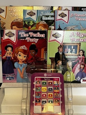 Disney Sofia The First Me Reader Complete Set 8 Books & Electronic Reader EUC!!
