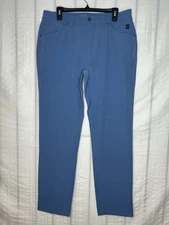 Mack Weldon Pants Mens 34x31 Blue Radius Flex Jogger Chino Casual Performance