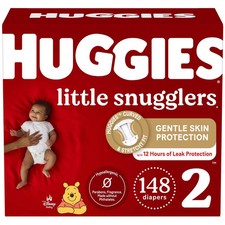 Huggies Little Snugglers Diapers Huge Pack - Size 2 148ct