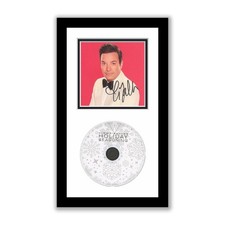 Jimmy Fallon Autographed Signed Framed CD Holiday Seasoning ACOA