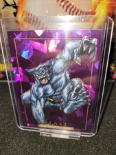 2024 Marvel Masterpieces '92 1992 Platinum Purple Crystals 7 Beast