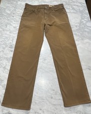 Orvis 1856 Mens 5 Pocket Chino Pants Brown 36x30 Straight Cotton Style 2lnf Orvis 1856 Mens 5 Pocket Chino Pants Brown 36x30 Straight Cotton Style 2lnf