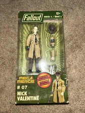 Fallout Mega Merge Series 2 MISB 4” Nick Valentine Figure #07 Bethesda
