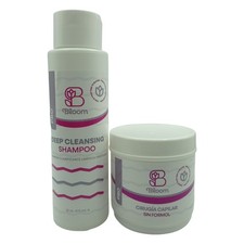 Bloom Hair Care 2 Step Kit Deep Cleansing Shampoo  Hair Mask 16 oz