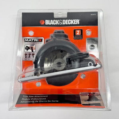 #ad BLACK DECKER MATRIX Quick Connect Discontinued Trim Saw Attachment BDCMTTS New $35.09