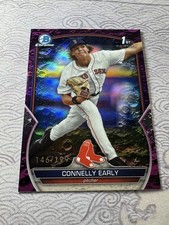 2023 Bowman Draft - Chrome Connelly Early Fuchsia Lunar Refractor /199