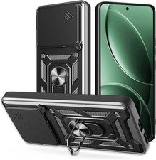 For Oppo Find X9 /X9 Pro Case, Shockproof Ring Stand Phone Camera Lens Cover