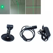 Focusable 520nm 50mw Green Dot/Line/Cross Laser Diode Module 5V w/ 21mm Holder