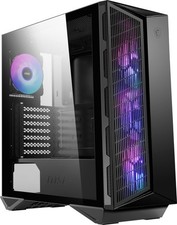 MPG GUNGNIR 111R Mid Tower Gaming PC Case - Black, 4 x 120mm ARGB Fans, USB 3...