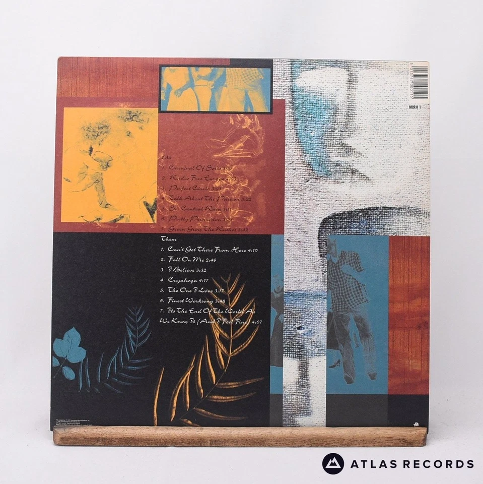 R.E.M. The Best Of R.E.M. A-7 B-1 LP Vinyl Record MIRH 1 I.R.S. Records - EX/VG+ - Image 3 of 4