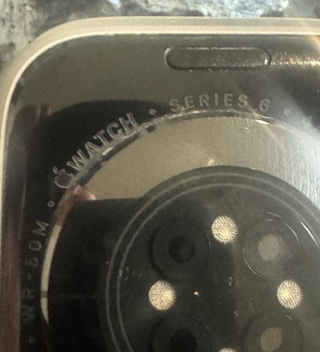Apple Watch Series 6 44mm Estuche Aluminio y Cerámica COMO ESTÁ SOLO REPUESTOS - Imagen 5 de 7