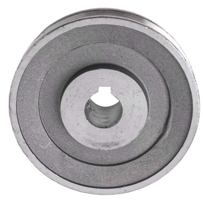 Sleek Aluminum Design Single Groove Belt Pulley with Enhanced Stability