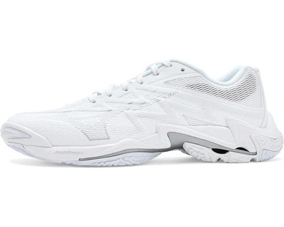 MIZUNO Wave Lightning Elite Mens Sz 11 Volleyball Shoes White/Silver V1GA260053