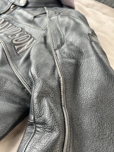 Harley Davidson Lederjacke Skull Gr.M(38/40) Plus Zweite Innen Jacke Protektoren - Bild 24 von 24