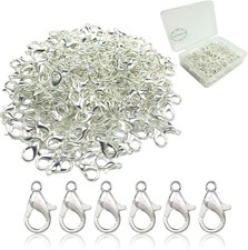 200Pcs Lobster Claw Clasps, 10x5mm Metal Alloy Lobster Clasps, Lobster Clasps...