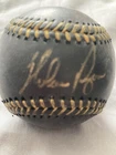 Nolan Ryan Signed Black Baseball Gold Pen PSA