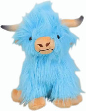 Highland Cow Stuffed Animal Cute Highland Cow Plush Doll Toy 10 Inch for Girls B