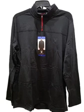 Spyder Active Men's Quarter Zip, Black, Size Large, NEW W/ TAG