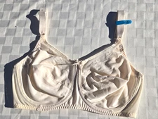 Bali Bra Flower Comfort-U Light Beige Style #0180 Underwire NEW  Size 36DDD