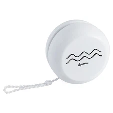 'Aquarius Zodiac Symbol' Retro Style Yo-Yo (YY00039082)