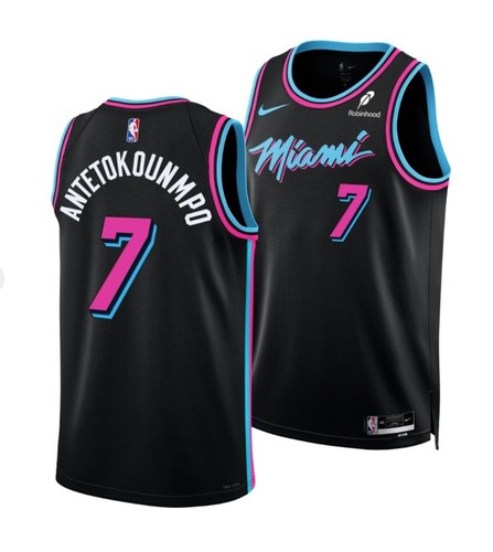 Giannis Antetokounmpo Nike Swingman Vice Nights Jersey - Large
